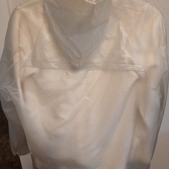**VINTAGE** Jiffy Clear Rain Jacket with Hood  Size S - Picture 2 of 5